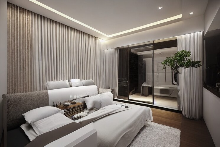 Bedroom, rustomjee-crown 4 Bedroom 1717 Sq.Ft. Builder Floor In Prabhadevi Mumbai 6337409