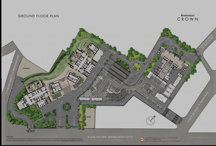 Master Plan, rustomjee-crown 3 Bedroom 1470 Sq.Ft. Apartment In Prabhadevi Mumbai 6337699