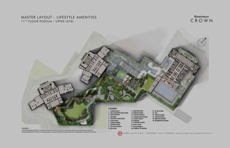 Master Plan, rustomjee-crown 4 Bedroom 1700 Sq.Ft. Apartment In Prabhadevi Mumbai 6337742