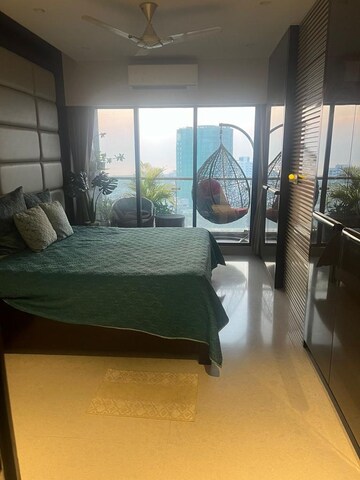 Living Room in 3 BHK Apartment at Rustomjee Elita, Juhu – for Rent