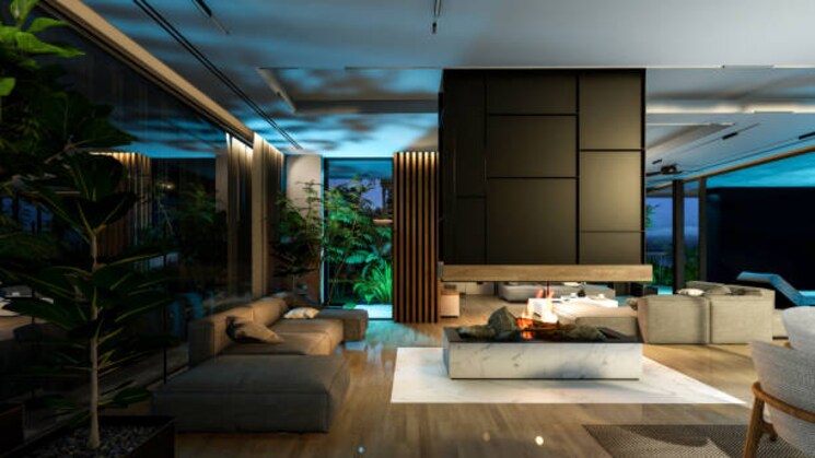Living Room, dosti-estates 3 Bedroom 750 Sq.Ft. Apartment In Wadala East Mumbai 6339459