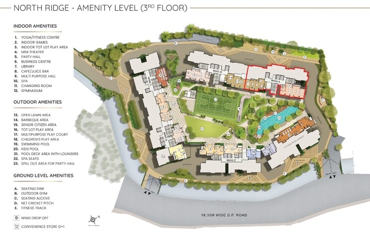 Master Plan, kalpataru-vivant 4 Bedroom 1473 Sq.Ft. Apartment In Jogeshwari East Mumbai 6342459