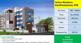 2 BHK Apartment For Resale in Gundlapochampalli Hyderabad 6331647