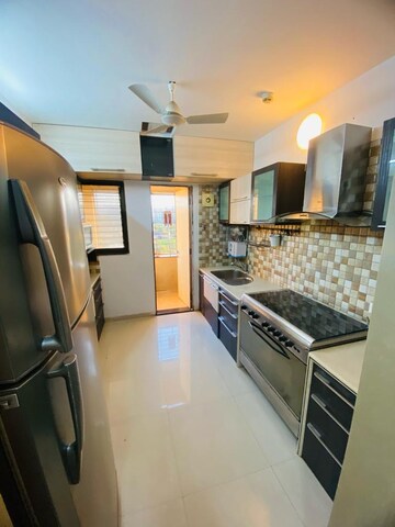 Kitchen in 3 BHK Apartment at Kool Homes Solitaire II, Kondhwa – for Rent