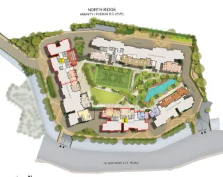 Master Plan, kalpataru-vivant 2 Bedroom 618 Sq.Ft. Apartment In Jogeshwari East Mumbai 6351778