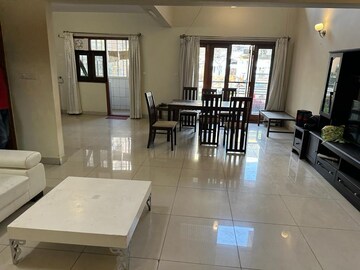 Living Room in 3 BHK Apartment at Embassy Habitat, Palace Road – for Rent