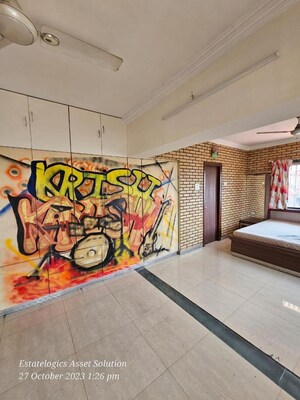 Master Bedroom in 3 BHK Penthouse at Green Valley CHS, Wanwadi – for Sale