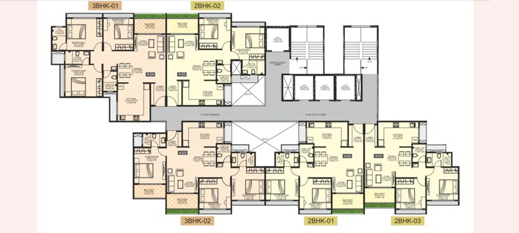 Floor Plan, jhamtani-ace-atmosphere 4 Bedroom 1337 Sq.Ft. Apartment In Ravet Pune 6359208