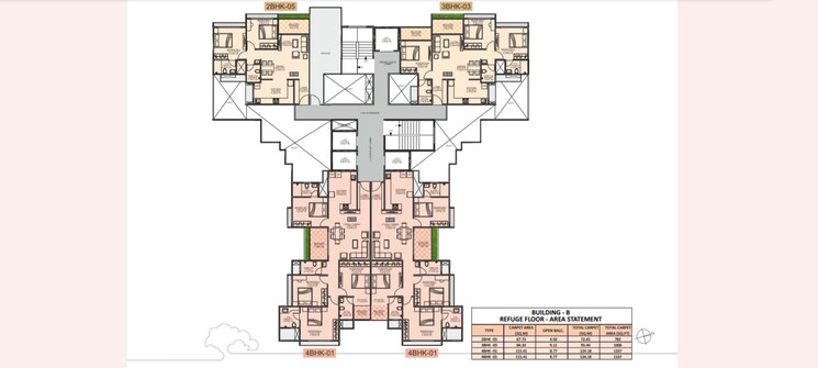 Floor Plan, jhamtani-ace-atmosphere 4 Bedroom 1337 Sq.Ft. Apartment In Ravet Pune 6359208