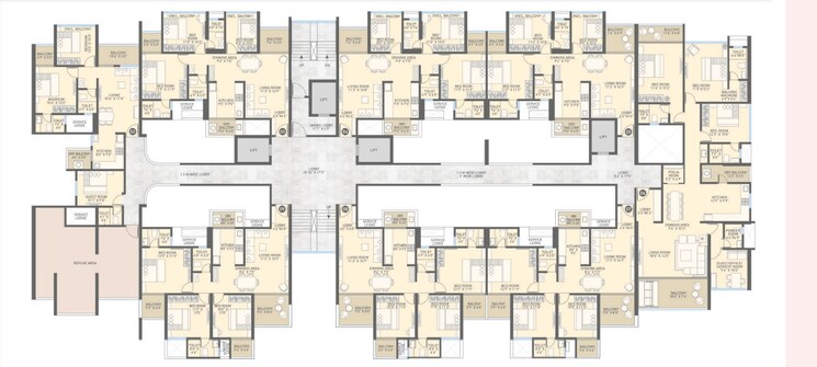 Floor Plan, sai-venkata-astoria-royals 4 Bedroom 1747 Sq.Ft. Apartment In Ravet Pune 6359501