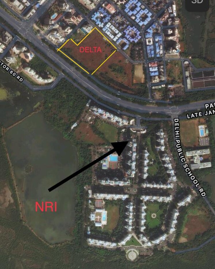 Master Plan, delta-palmbeach 4 Bedroom 3800 Sq.Ft. Apartment In Sector 46a Nerul Navi Mumbai 6359489