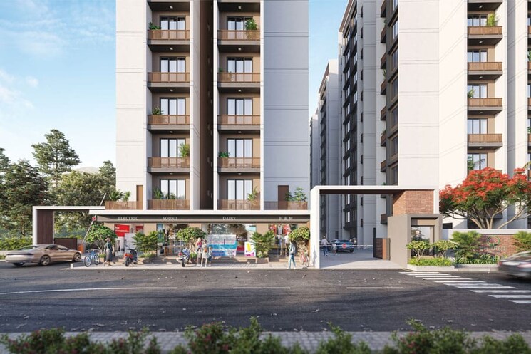 Exterior View, charms-global-city 3 Bedroom 945 Sq.Ft. Apartment In Ambernath East Thane 6364009