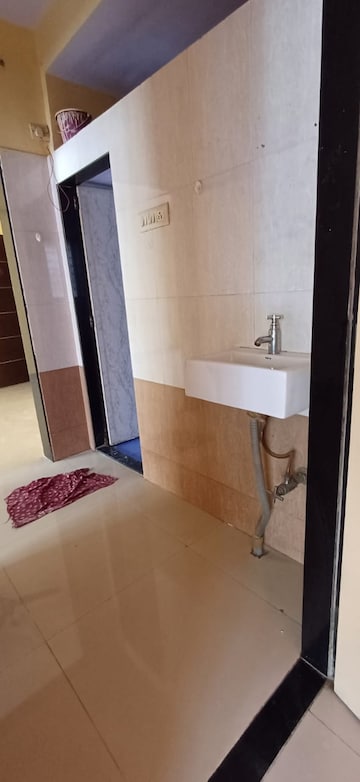 Bathroom in 1 BHK Apartment at Mayurs Nature Glory, Kalwa – for Rent