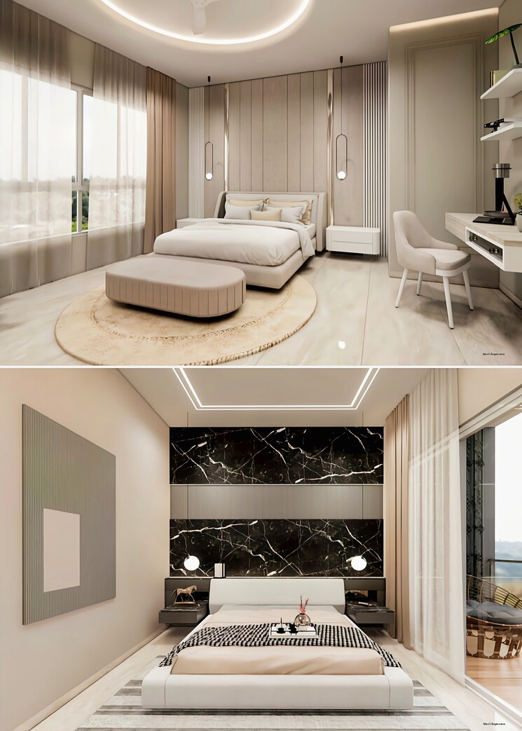 Master Bedroom, kolte-patil-life-republic-24k-espada 4 Bedroom 1881 Sq.Ft. Villa In Hinjewadi Pune 6372603