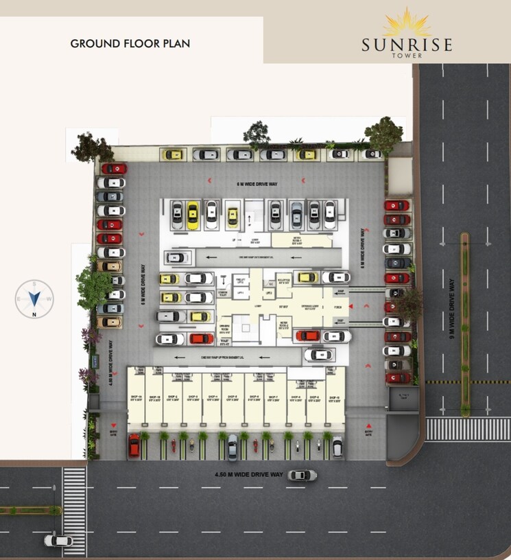 Master Plan, rainbow-sunrise-tower 3 Bedroom 1062 Sq.Ft. Builder Floor In Nigdi Pune 6384877