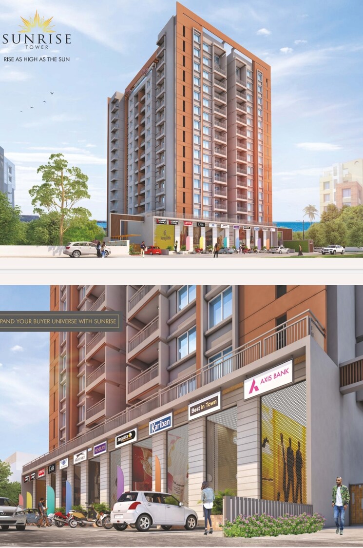 Exterior View, rainbow-sunrise-tower 3 Bedroom 1062 Sq.Ft. Builder Floor In Nigdi Pune 6384877