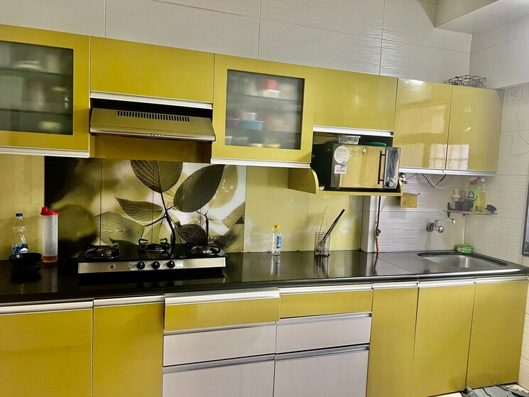 Kitchen, everest-world-tulip 4 Bedroom 1850 Sq.Ft. Apartment In Kolshet Road Thane 6392598