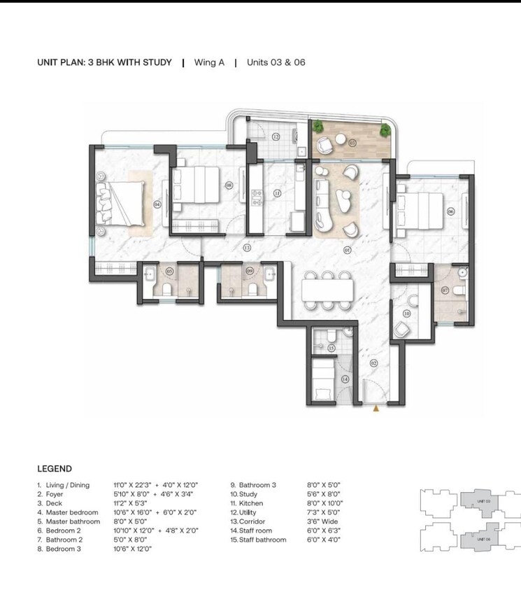 Floor Plan, lodha-bellavista 4 Bedroom 1585 Sq.Ft. Apartment In Manpada Thane 6394485