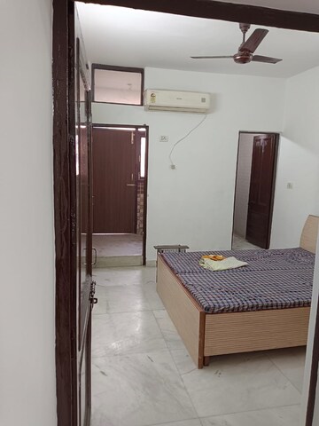 Bedroom in 1 BHK Builder Floor at Lajpat Nagar – for Rent