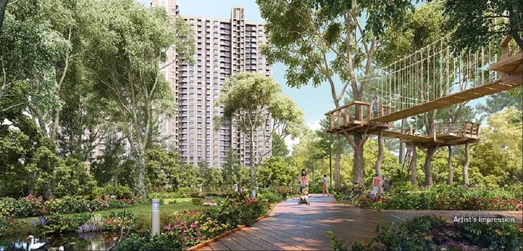 Exterior View, lodha-amara 3 Bedroom 830 Sq.Ft. Apartment In Kolshet Road Thane 6395958