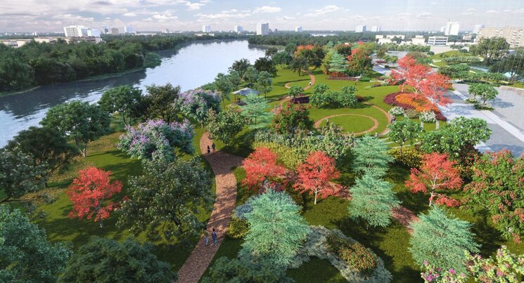 Garden, godrej-riviera 1 Bedroom 413 Sq.Ft. Apartment In Ambivali Thane 6407616