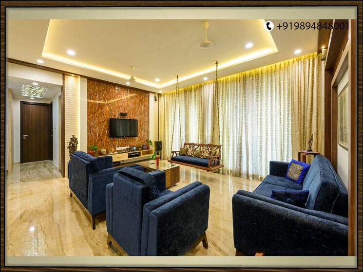 Living Room, vijay-orion-ii 4 Bedroom 2150 Sq.Ft. Apartment In Ghodbunder Road Thane 6410032