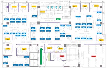 Floor Plan in  Office Space in IT/SEZ at Senapati Bapat Road – for Rent