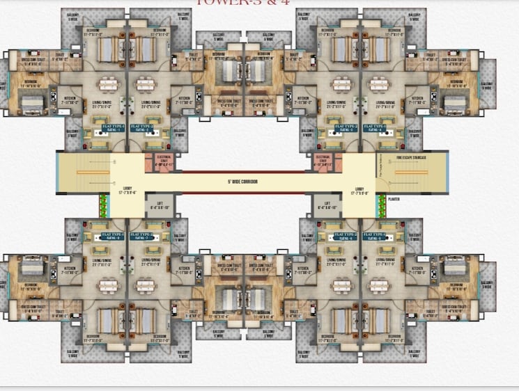 Resale 2 Bedroom 1260 Sq.Ft. Apartment in Ansal API Bliss Delight ...