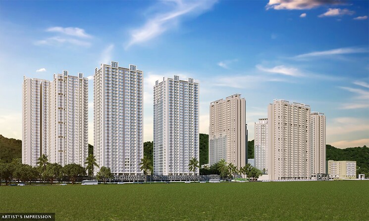 Exterior View, dosti-planet-north 2 Bedroom 725 Sq.Ft. Apartment In Shilphata Thane 6420365