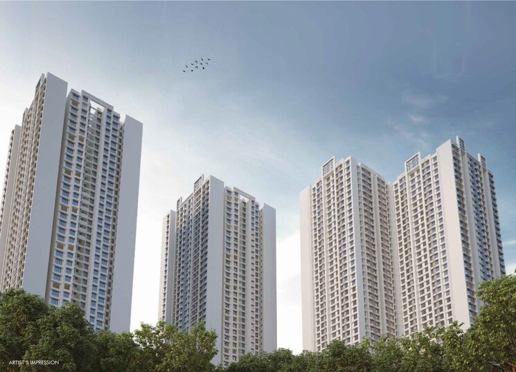 Exterior View, dosti-planet-north 3 Bedroom 786 Sq.Ft. Apartment In Shilphata Thane 6420426