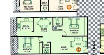 3 BHK Apartment For Resale in Adarsh Residency Kondapur Hyderabad 6422598