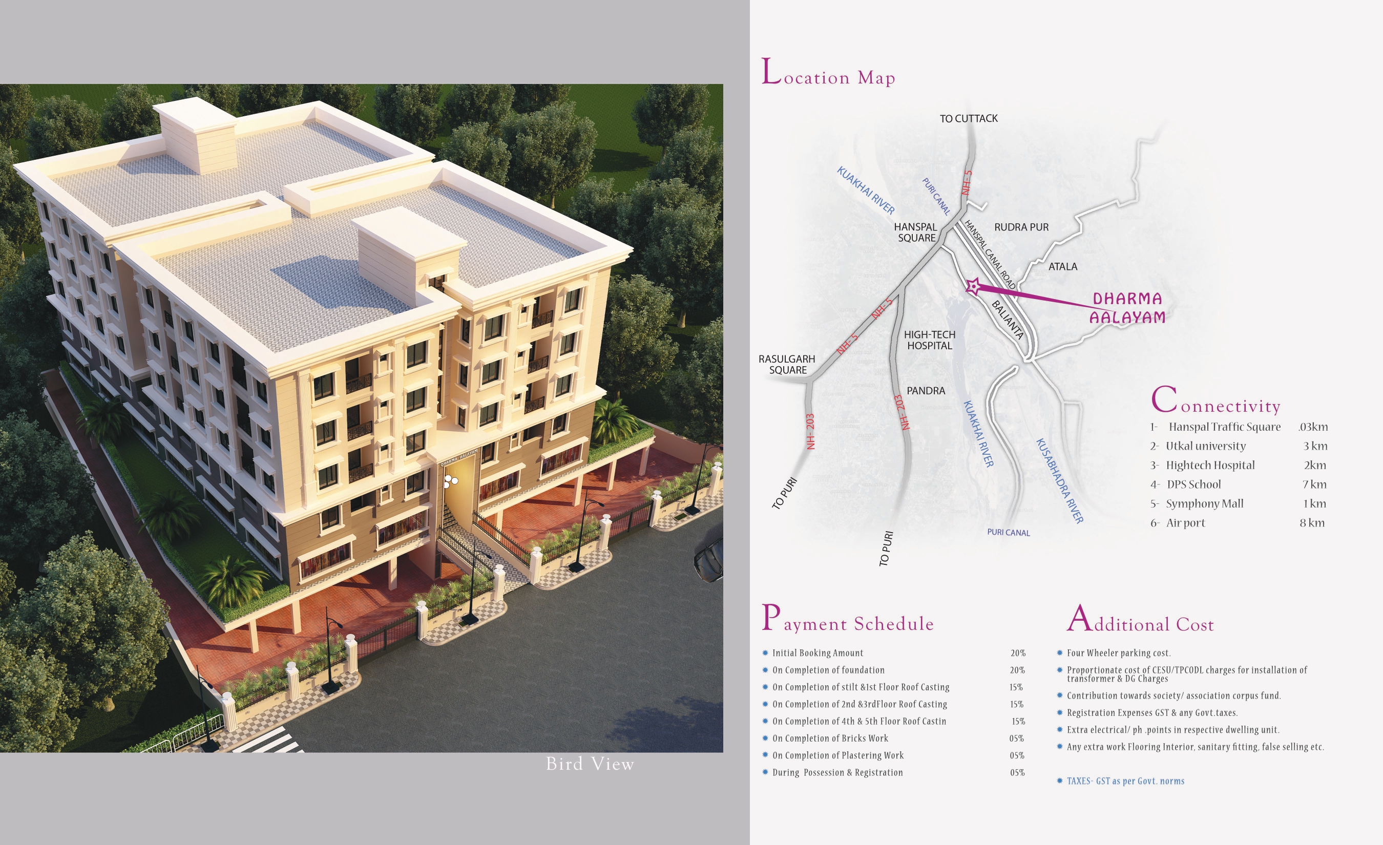 Resale 3 Bedroom 1425 Sq.Ft. Apartment in Hanspal Bhubaneswar 6431372