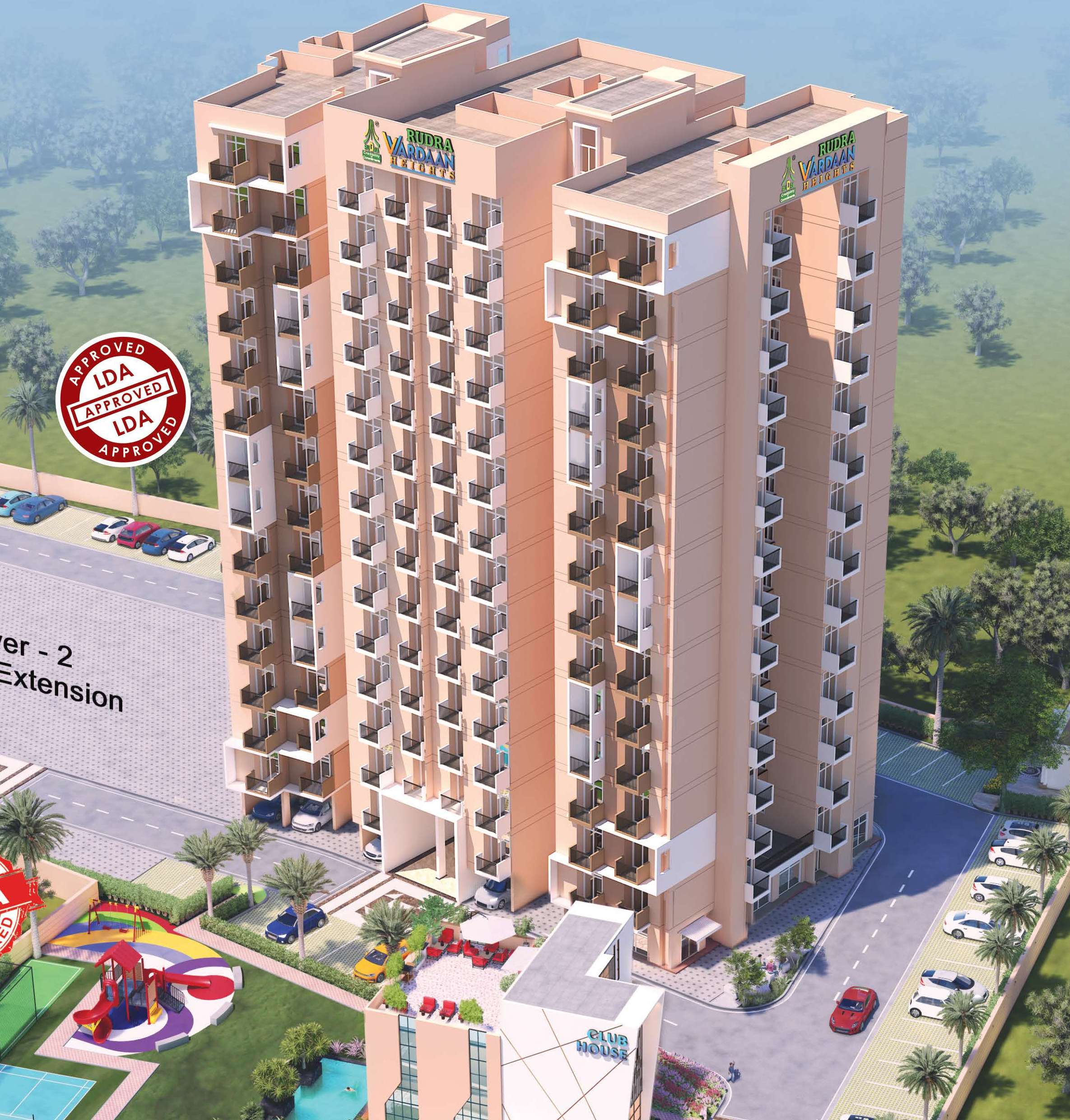 2 BHK Apartment For Resale in Rudra Vardaan Heights Mohanlalganj Lucknow 6436928