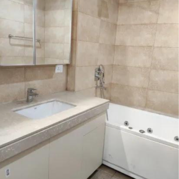 Bathroom in 3 BHK Apartment at Tata Primanti-Tower Residences, Sector 72 – for Rent