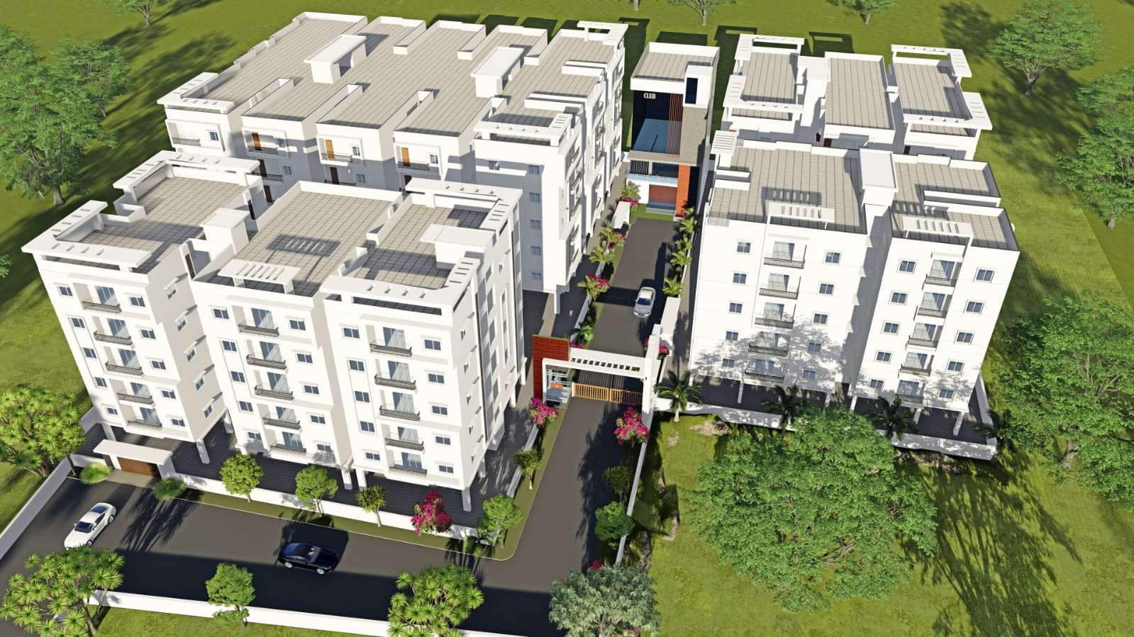 2 BHK Apartment / Flat for sale in Gorantla Guntur - 900 Sq. Ft.- 1st floor  (out of 5)