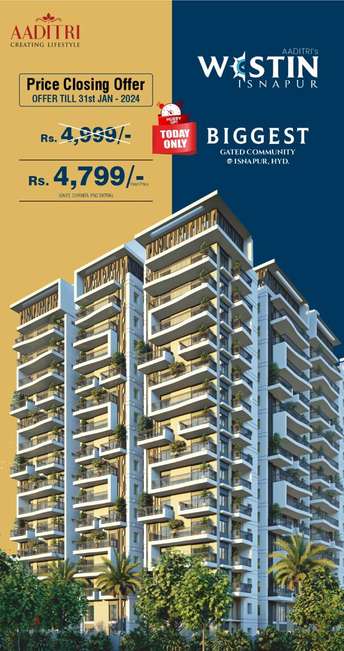 2 BHK Apartment For Resale in Patancheru Shankarpalli Road Hyderabad 6446474