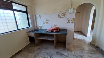 Kitchen in 1 RK Builder Floor at Govind Smruti CHS Virar East, Virar East – for Rent