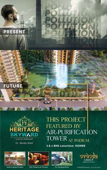 2 BHK Apartment For Resale in Vrinda Heritage Skyward Noida Ext Sector 1 Greater Noida  6463817