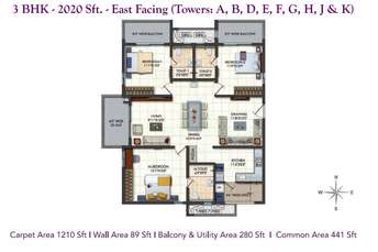 3 BHK Apartment For Resale in Rajapushpa Provincia Narsingi Hyderabad 6467072
