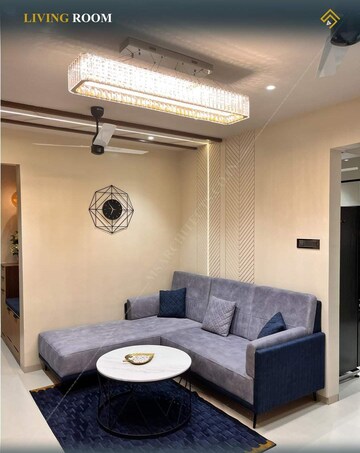 Living Room in 2.5 BHK Apartment at Sector 7 Pushpak Nagar – for Sale