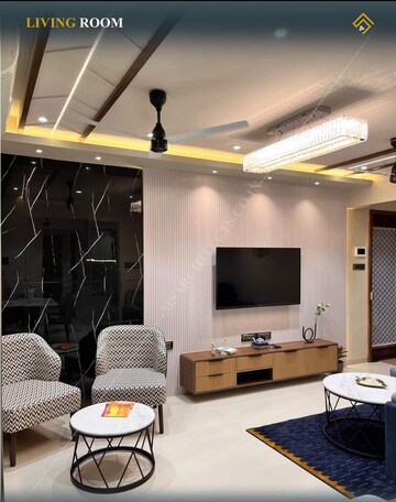 Living Room in 3.5 BHK Apartment at Sector 5 Pushpak Nagar – for Sale