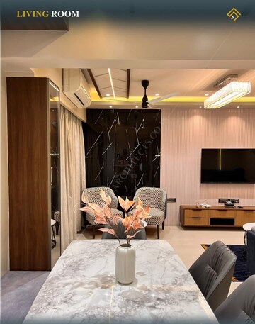 Living Room in 3.5 BHK Apartment at Sector 5 Pushpak Nagar – for Sale