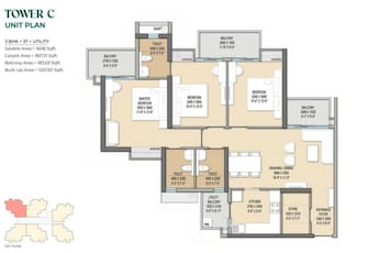 3.5 BHK Apartment For Resale in Sam Palm Olympia Phase II Noida Ext Sector 16c Greater Noida  6483693