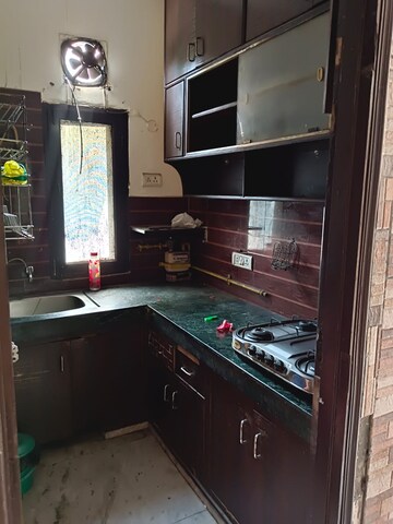 Kitchen in 1 BHK Builder Floor at Lajpat Nagar – for Rent