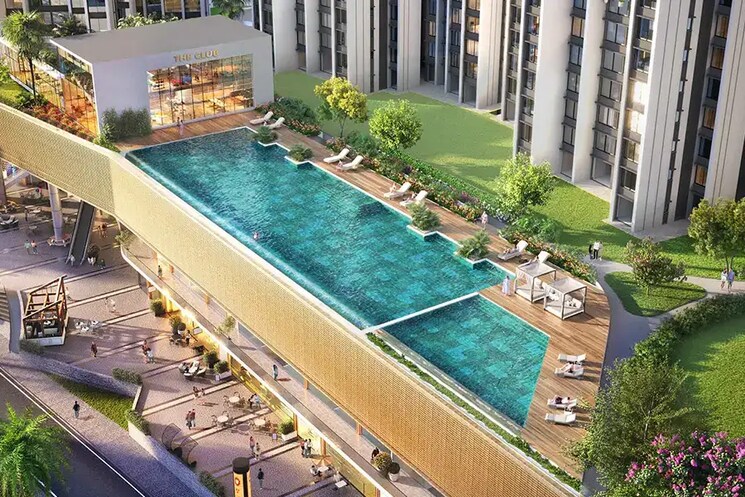 Swimming Pool, sunteck-crescent-park 2 Bedroom 691 Sq.Ft. Apartment In Kalyan West Thane 6485862