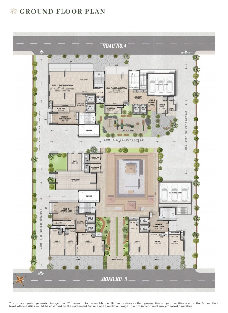 Master Plan, neelyog-aarana 1 Bedroom 423 Sq.Ft. Apartment In Ghatkopar West Mumbai 6487355