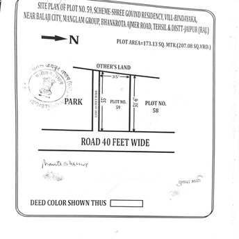 Plot For Resale in Gokul SRG Green City Bindayaka Jaipur  6488186