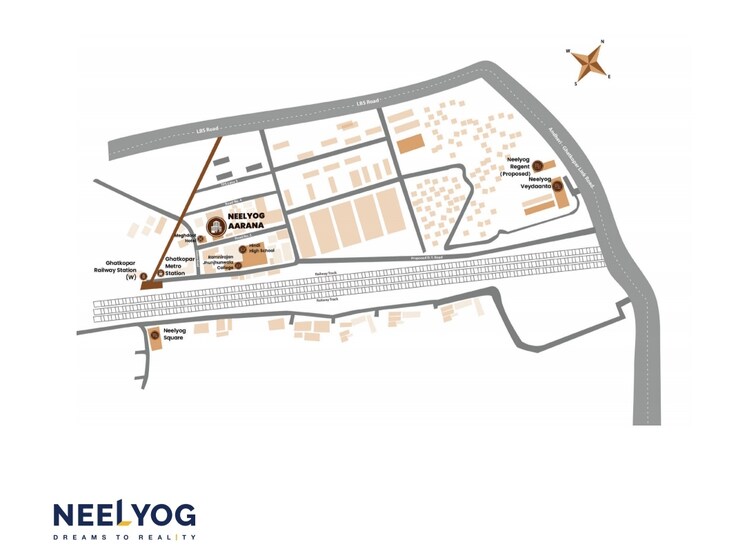 Master Plan, neelyog-aarana 2 Bedroom 645 Sq.Ft. Apartment In Ghatkopar West Mumbai 6491903