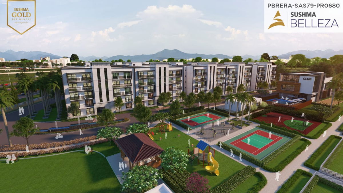 3 BHK Apartment For Resale in Sushma Belleza International Airport Road Zirakpur  6494650