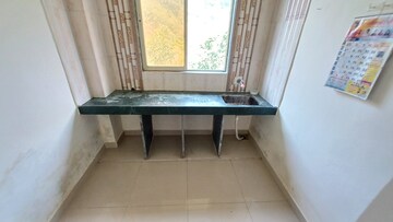 Kitchen in 1 RK Builder Floor at Shiv Darshan CHS Virar East, Virar East – for Rent